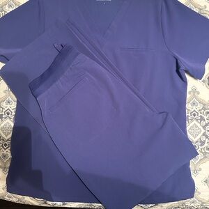 Women's Purple Mandala Scrub Set